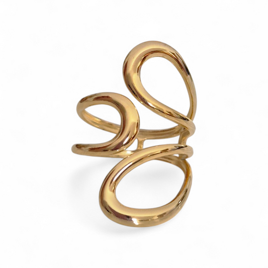 Anillo capricho dorado (an-30)