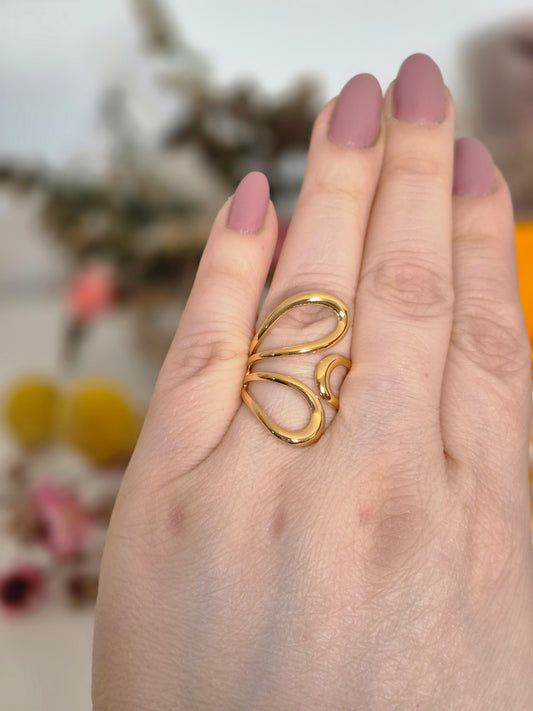 Anillo capricho dorado (an-30)