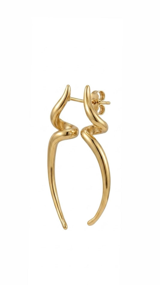 Aros Grecia dorados (ar-60)
