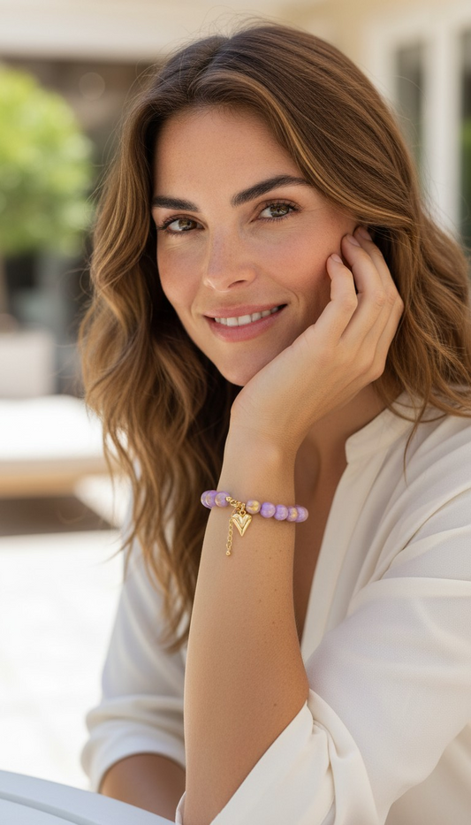 Pulsera Lila luz (pul-37)