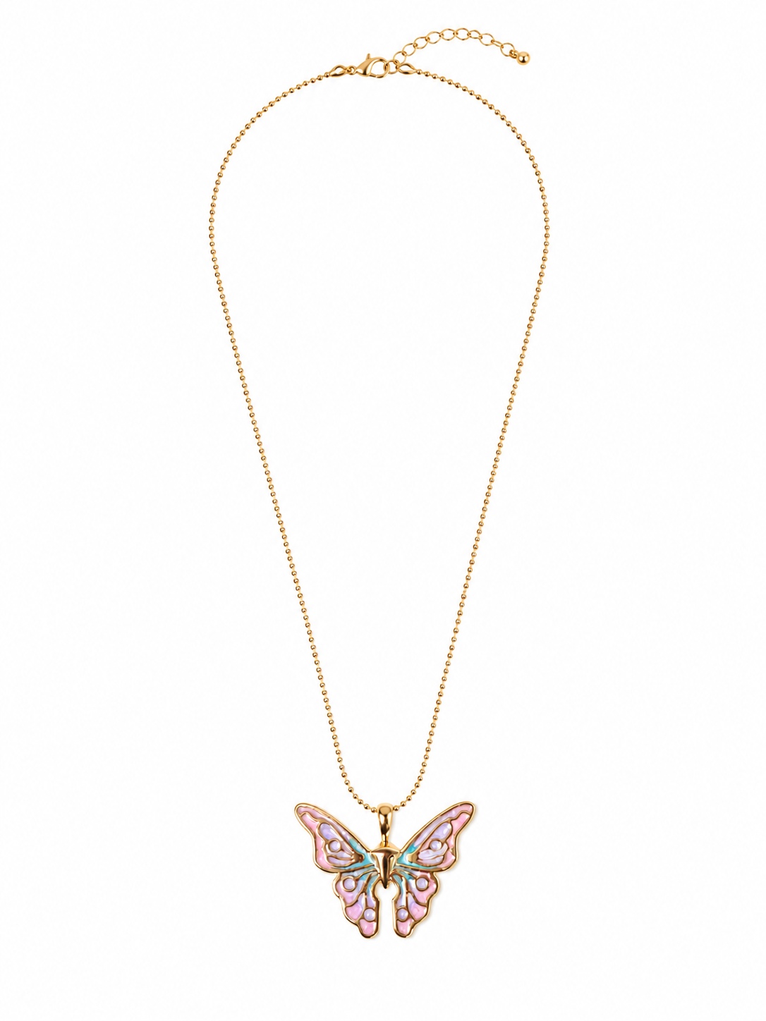 Collar mariposa fantasía (col-31)