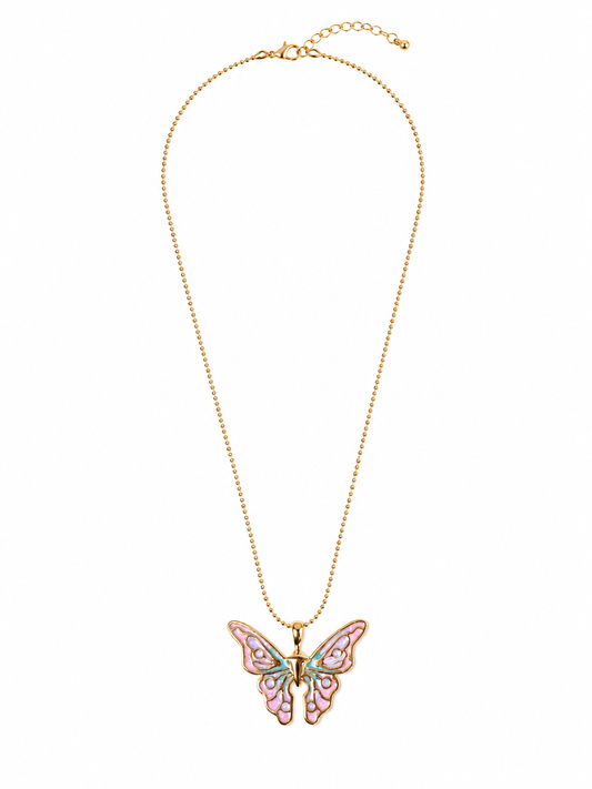 Collar mariposa fantasía (col-31)