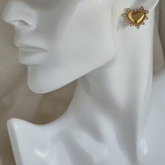 Aros corazones brillante (AR-52)