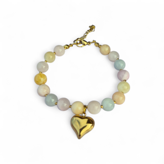 pulsera corazón pastel (pul-35)